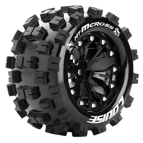 LOUISE RC MT-MCROSS 1/10 SOFT 0 OFFSET/BLACK EP STAMPEDE 2